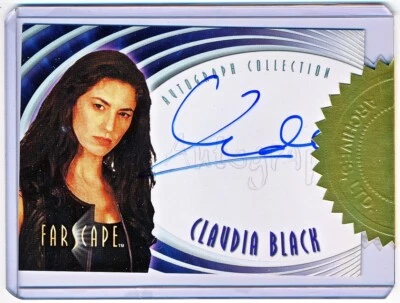 Rittenhouse Farscape In Motion Claudia Black Autograph Case Topper Auto #A6 - Image 1 of 2