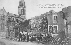 CPA 55 ASPECT DU VILLAGE DE CROIX SUR MEUSE - Picture 1 of 1