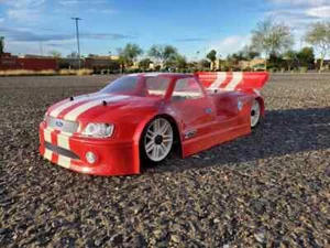 8502 THUNDER TRUCK BODY RC ARRMA INF.LIMITLESS -FELONY 1/7 SCALE + masks - Picture 1 of 9