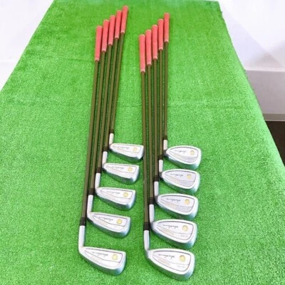 HONMA LB-606 H&F 10pcs 3-10-11-Sw Iron Set SUPER FERRITE CARBON Light 4S Flex R - Image 1 of 4