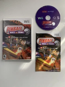 Pinball Hall of Fame The Williams Collection (Wii 2008) Complete w/Manual Tested - Picture 1 of 5