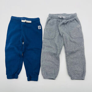 Carters Baby Boys 24M/2T Lot of 2 Sweatpants & Warm Fleece Pants Bundle 1610