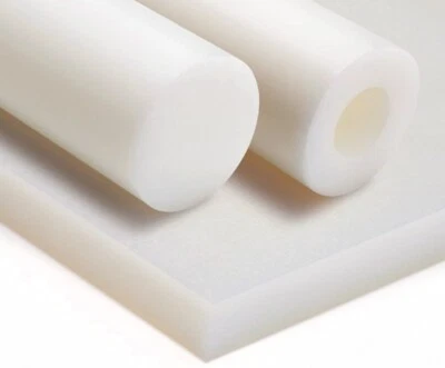 Barra Tonda in PA6 (Nylon) Poliammide, Bianca Vari diametri, lungh. 1 metro - Immagine 1 di 4