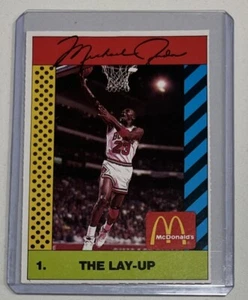 MICHAEL JORDAN Rare SI For Kids 1990 McDonalds Sports Tips Card #1 The Lay-Up - Bild 1 von 2