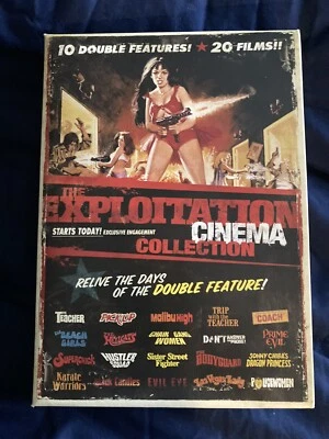 The Exploitation Cinema Collection {DVD} 20 Films on 10 DVDs RARE OOP  - Image 1 of 3