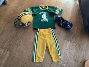Conjunto de Uniforme Vintage Hutch Green Bay Packers Juvenil Mediano Favre - Imagen 1 de 18