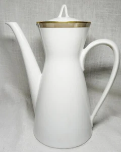 ROSENTHAL GALA TAUPE Coffee Pot 10.25" Form 2000 NEW NEVER USED made in Germany - Picture 1 of 8
