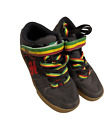 Nice Ipath Kenny Reed Mid Skate Shoes Sneakers Rasta Colors Men's U.S 9