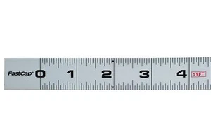 Standard Peel & Stick Measuring Tape for Luthier workbench, tools, layouts 16' - Picture 1 of 3