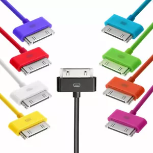 3M LONG CABLE USB Data Sync Charger Lead for iPhone 4 4S 3G iPad 1/ iPad 2 iPod - Picture 1 of 11