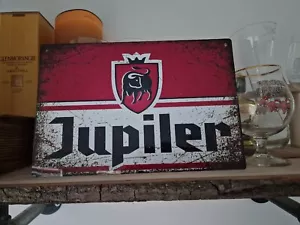Jupiler metal sign,mancave, Beer Hut. Vintage Look. - Foto 1 di 1