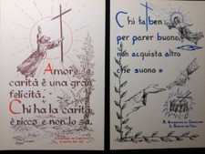 S.Giuseppe da Copertino (Salento, prov. Lecce), coppia di cartoline