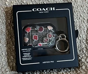 Brand New Coach AirPods Pro Floral Case with Keychain CG519 NIB, Brand New! - Picture 1 of 6