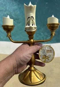 DISNEY PARKS LUMIERE BEAUTY & THE BEAST 11" LIGHT-UP CANDELABRA FIGURINE - USED - Picture 1 of 4