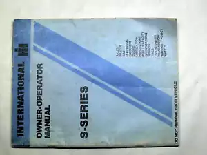 International S-Series truck owner-operator Manual 1087302-RI - Bild 1 von 2