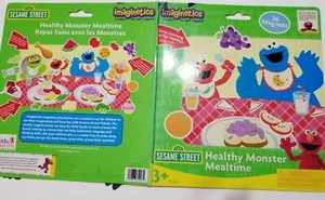 Imaginetics Sesame Street Healthy Monster Mealtime Magnetic Book - Picture 1 of 2