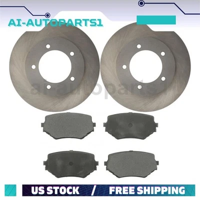 Juego de pastillas de freno delanteras + rotores de freno para Suzuki Sidekick 1996 1997 1998 Foto 1 de 4