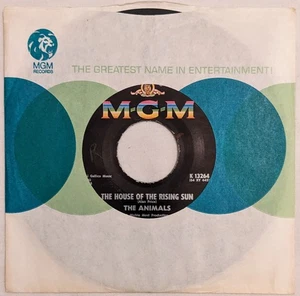 Animals HOUSE OF THE RISING SUN 45 rpm 7" MGM K13264 Eric Burdon 1964 - Picture 1 of 4