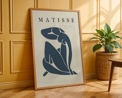 Matisse Retro Vintage Museum Art Poster Print A113_Frame Mockup 6 - Image 1 of 4