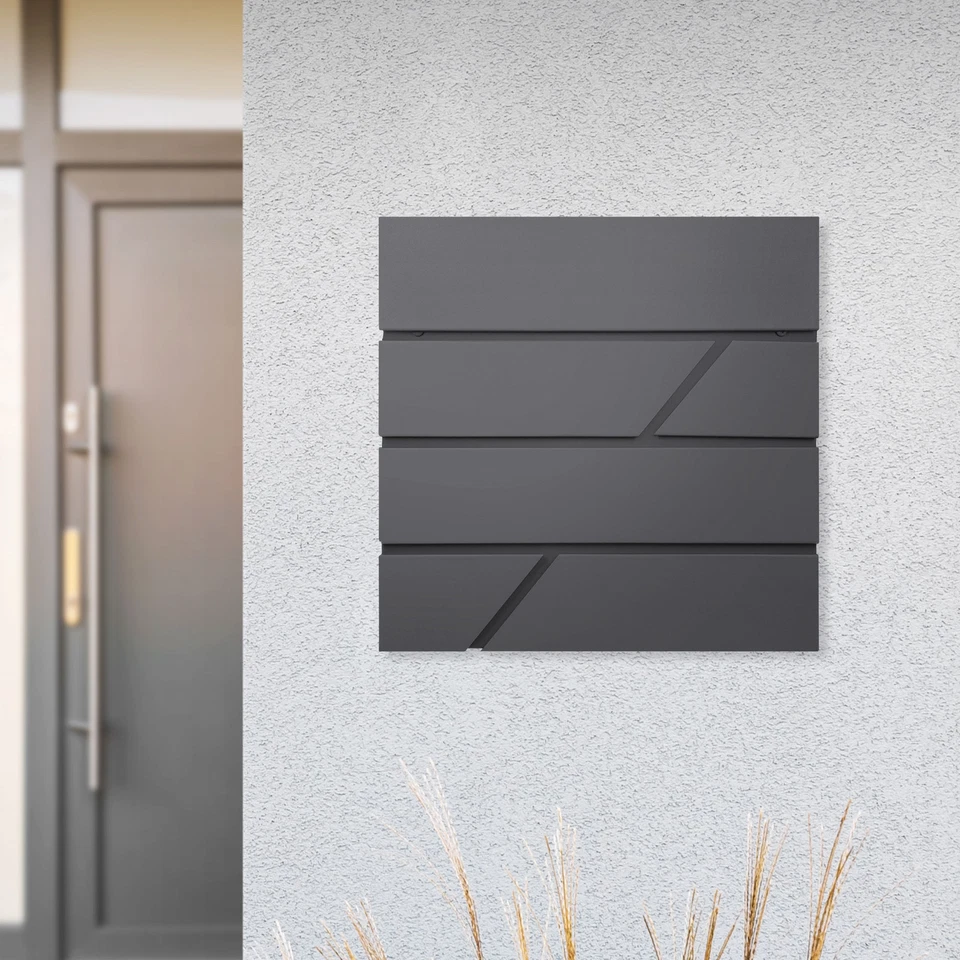 Cassetta postale da parete buca portalettere giornale da esterno design moderno - Immagine 1 di 4