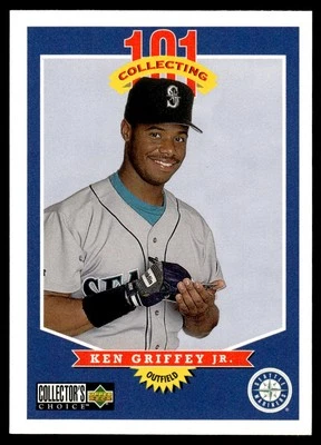 1997 Collector's Choice Baseball Card Ken Griffey Jr. Seattle Mariners #244 - Image 1 of 2