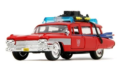 JADA TOYS, CADILLAC Ecto-1 Rossa Ghostbusters - TRANSFORMERS, 1/32,  JAD35863 - Immagine 1 di 4