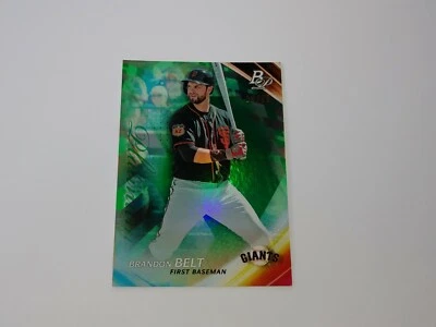 2017 Bowman Platinum Green /99 Brandon Belt #30 - Image 1 of 2