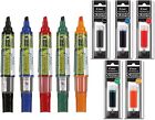 Pilot BeGreen V Board Dry Erase Markers, Chisel Tip, 2 Markers with 6 Refills