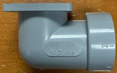 Juego de 12 Aspiradoras NuTone Gris PVC 363 - 2" Codo Bridado - NUEVO STOCK ANTIGUO Foto 1 de 4