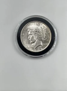 Dólar de plata P Peace 1922 90 % moneda de plata de Estados Unidos cruda en cápsula Filadelfia - Imagen 1 de 3