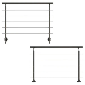 DOLLE Geländer Aluminium Treppe Balkon Terrasse Brüstung Bausatz Anthrazit - Bild 1 von 23