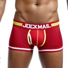 Jockmail Sexy Men's Underwear Boxer Breathable Mesh Boxershorts Pouch Trunks