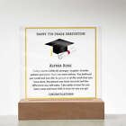 Middle School Graduation Lighted Acrylic Plaque, 5th 6th 7th 8th graduation gift