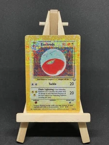 Electrode 2/64 Prism HOLO Jungle Set Vending Golden Sticker Pokémon Card Vintage - Picture 1 of 4