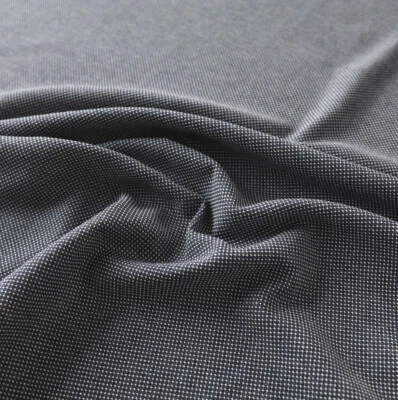 TOLKO grauer Baumwoll-Stoff weiche bequeme Winterbekleidung Schals Pullover Meterware