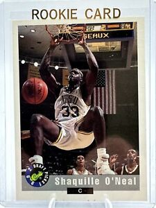 1992-93 Classic Draft Picks Shaquille O'Neal Rookie Card RC #1 LSU Magic (A)