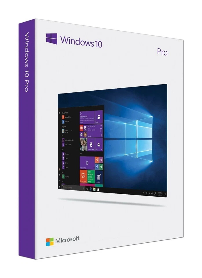 Microsoft Windows 10 Professional 64-bit DVD (Deutsch, Full Version)