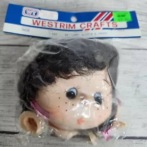 Muñeca de colección Westrim Crafts 1608 4,5" Tammy con cabeza de muñeca marrón cabello y manos 1 juego de lote antiguo - Imagen 1 de 6