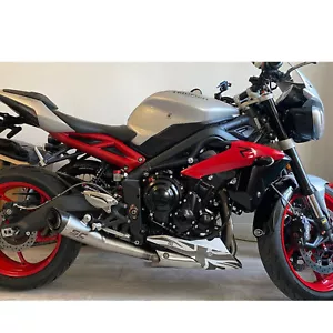Calcomanías de gráficos Street Triple 675 2013-15 bandera de la Unión gris mate - Imagen 1 de 4