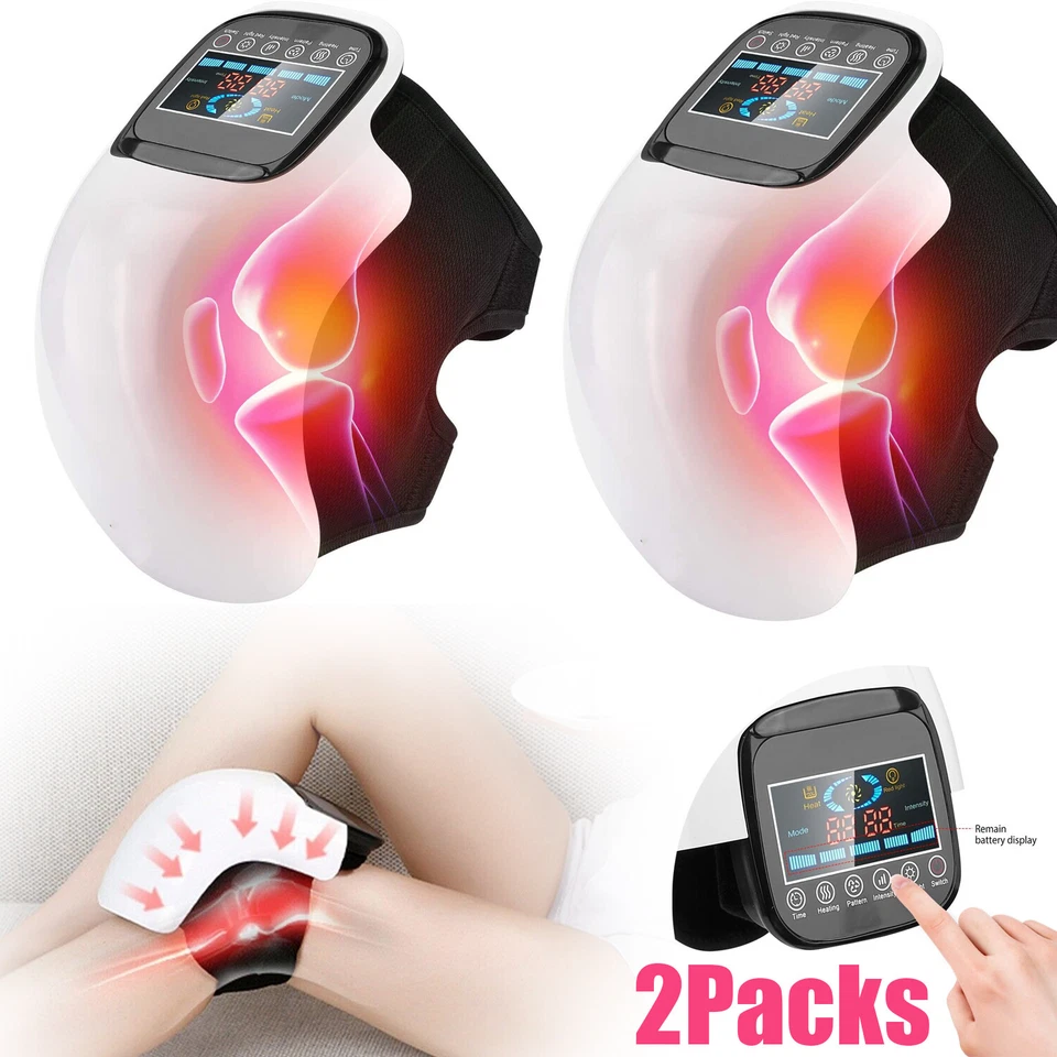 iMountek Electric Knee Massager - Black/White