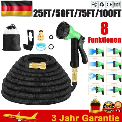 CHARGEYOURLIFE Flexibler Gartenschlauch dehnbarer Wasserschlauch Bewässerung Schlauch Flexibel