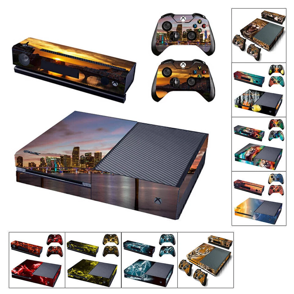 9 Style PVC Skin Decal Cover Sticker für Xbox One Gaming Console Controller - Bild 1 von 1