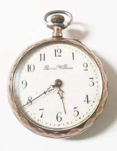 OROLOGIO MONACHINA IN ARGENTO PIERRE WILLIAM OTTIMO STATO - Imagen 1 de 4