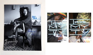 BOB MARLEY WAILERS SIGNIERT 8x10 FOTO Aston Barrett AL ANDERSON Junior Marvin Echtheitszertifikat - Bild 1 von 9