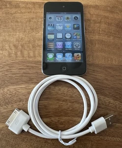 Pacchetto Apple iPod Touch 4a generazione 16 GB nero - testato, funzionante, chip minore sulla custodia - Foto 1 di 2