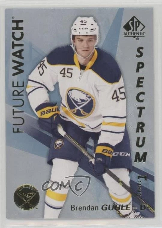 2016-17 SP Authentic Spectrum Silver Scratched Brendan Guhle #S-45 Rookie RC - Image 1 of 2
