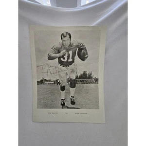 Foto auténtica firmada de colección de Norm Bulaich de los Miami Dolphins 8x11 autografiada - Imagen 1 de 11
