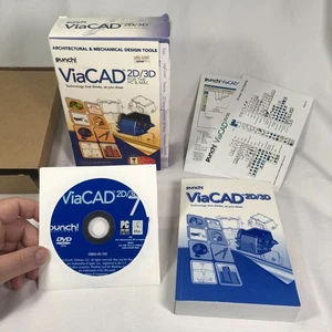 ViaCAD 2D / 3D Powerful and Robust CAD Design Windows MAC DVD-ROM - Afbeelding 1 van 7