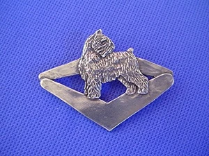 Bouvier des Flandres abstract pin #43K Pewter Dog Jewelry by Cindy A. Conter - Picture 1 of 1