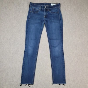 Rag Bone Womens Jeans Size 26 Blue Denim Pants 26x26 Bedford 12473 Cut Low Rise - Picture 1 of 14